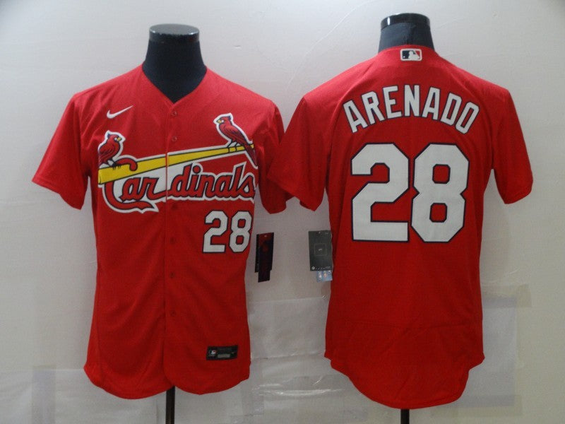 Men's St. Louis Cardinals Nolan Arenado #28 Red Jersey